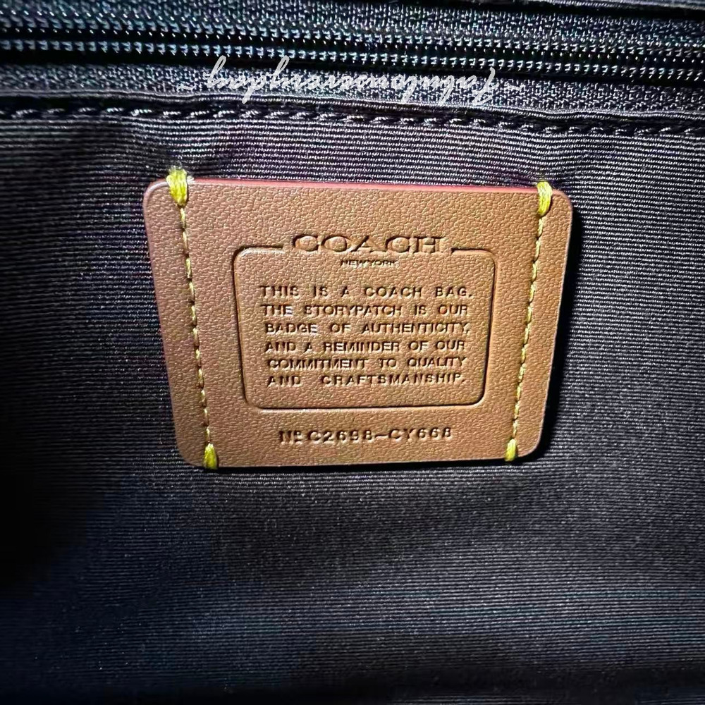 Coach Maggie Small Tote Bag Crossbody In Leather/Gold/Maple CY668 NWT - Picture 7 of 8